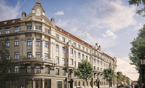 Palaisplatz Dresden Visualisierung Außenansicht